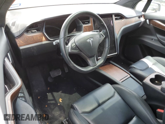 2020 Tesla Model X Long Range with VIN 5YJXCDE20LF303678, listed as a Copart auction lot 53026705 with Not Provided miles and Salvage Title. Bid and sale history available at carsss.com. Image 8.