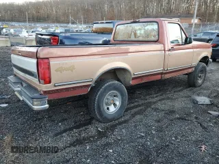1995 Ford F-150 with VIN 1FTEF14N6SLA05558, listed as a Copart auction lot 82989934 with 0 mi miles and Salvage Title. Bid and sale history available at carsss.com. Image 3.