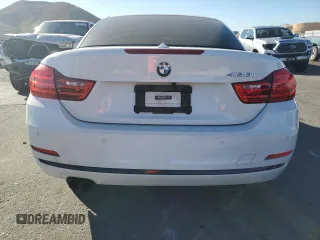 2015 BMW 4 Series 428i with VIN WBA3V7C59FP771942, listed as a Copart auction lot 83916574 with 46,840 mi miles and Salvage Title. Bid and sale history available at carsss.com. Image 6.