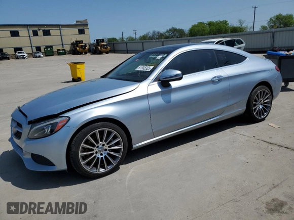 2018 Mercedes-Benz C 300 with VIN WDDWJ4JB3JF628105, listed as a Copart auction lot 51388365 with Not provided miles and Clean title. Bid and sale history available at DreamBid. Image 1.