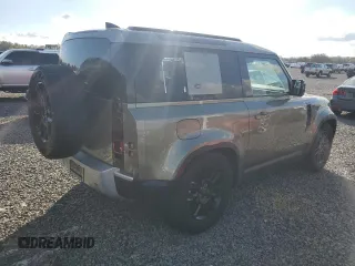 2023 Land Rover Defender S with VIN SALEJ6EX2P2121454, listed as a Copart auction lot 85629244 with 32,155 mi miles and Salvage title. Bid and sale history available at DreamBid. Image 3.