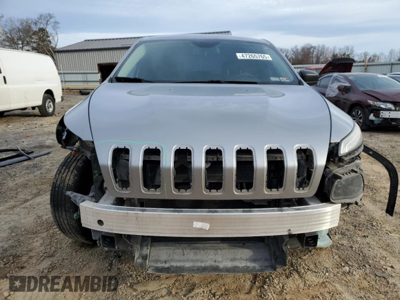 2014 Jeep Cherokee Sport with VIN 1C4PJLAB1EW123520, listed as a Copart auction lot 47265765 with 158,934 mi miles and Salvage Title. Bid and sale history available at DreamBid. Image 5.