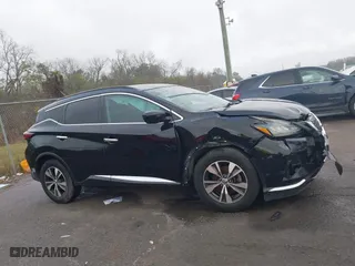 2020 Nissan Murano SV with VIN 5N1AZ2BS7LN152588, listed as a IAAI auction lot 41202824 with 87,976 mi miles. Bid and sale history available at carsss.com. Image 13.