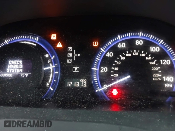2010 Lexus HS 250h with VIN JTHBB1BA8A2014134, listed as a IAAI auction lot 40067857 with 121,313 mi miles and . Bid and sale history available at DreamBid. Image 7.