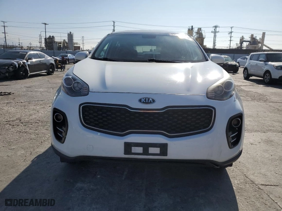 2017 Kia Sportage LX with VIN KNDPMCAC5H7098989, listed as a Copart auction lot 43066755 with 164,069 mi miles and Salvage Title. Bid and sale history available at carsss.com. Image 5.
