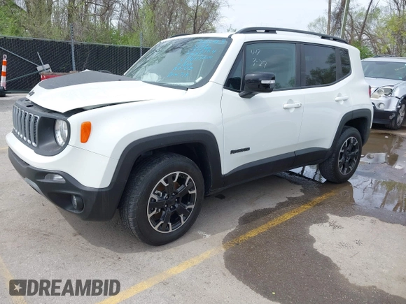 2023 Jeep Renegade Upland with VIN ZACNJDB18PPP66320, listed as a IAAI auction lot 41943959 with 30,804 mi miles and . Bid and sale history available at DreamBid. Image 17.