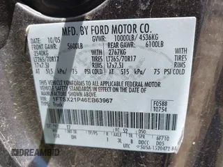 2006 Ford F-250 XL с VIN 1FTSX21P46EB63967, выставлен на аукционе IAAI как лот 42448401 с пробегом 258 781 миль миль и . История ставок и продаж доступна на DreamBid. Изображение 9.