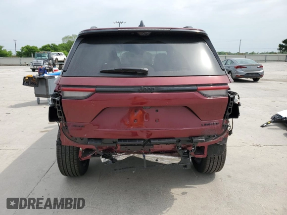 2025 Jeep Grand Cherokee Limited z VIN 1C4RJHBG2SC302582, wystawiony jako Copart lot #53575215 z przebiegiem 1 231 mil mil oraz Szkoda całkowita • Salvage title. Historia ofert i sprzedaży dostępna na DreamBid. Obrazek 6.