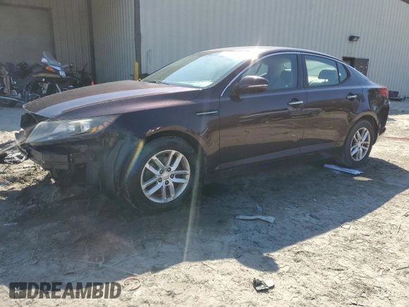 2012 Kia Optima LX with VIN 5XXGM4A73CG053476, listed as a Copart auction lot 53547885 with 233,948 mi miles and Salvage Title. Bid and sale history available at carsss.com. Image 1.