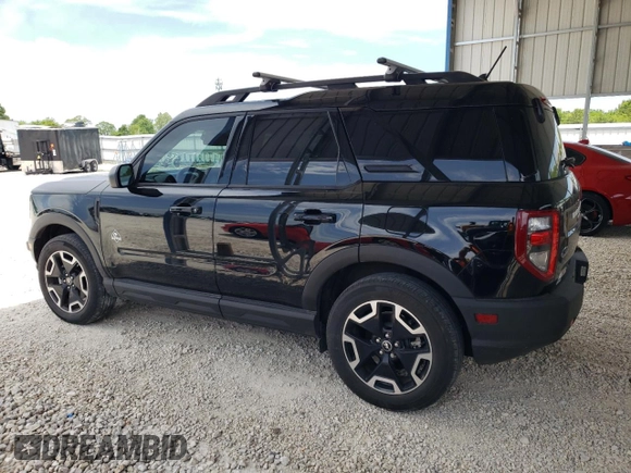 2023 Ford Bronco Sport Outer Banks with VIN 3FMCR9C60PRD13045, listed as a Copart auction lot 57874625 with 27,218 mi miles and Salvage title. Bid and sale history available at DreamBid. Image 2.