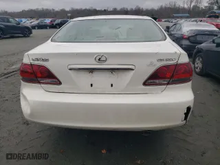 2005 Lexus ES 330 with VIN JTHBA30G455063390, listed as a Copart auction lot 81190954 with 304,889 mi miles and Salvage Title. Bid and sale history available at carsss.com. Image 6.