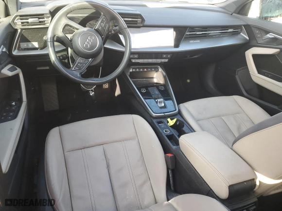 2023 Audi A3 Premium with VIN WAUAUDGY5PA040071, listed as a Copart auction lot 45970325 with 40,364 mi miles and Salvage Title. Bid and sale history available at carsss.com. Image 8.
