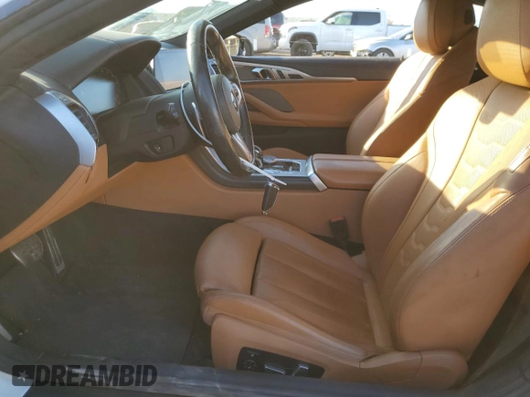 2019 BMW 8 Series M850i xDrive with VIN WBAFY4C50KBX39424, listed as a Copart auction lot 78093254 with 37,556 mi miles and Salvage title. Bid and sale history available at DreamBid. Image 7.