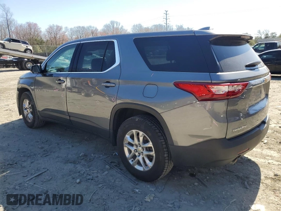 2019 Chevrolet Traverse LS with VIN 1GNERFKW3KJ164623, listed as a Copart auction lot 49383455 with 134,643 mi miles and Salvage Title. Bid and sale history available at carsss.com. Image 2.