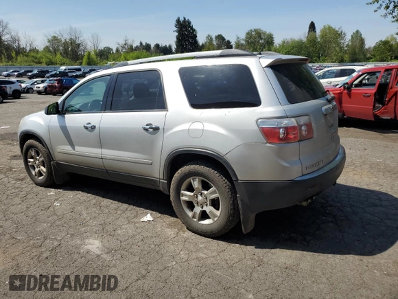 2010 GMC Acadia SLE z VIN 1GKLVLEDXAJ264872, wystawiony jako Copart lot #53799985 z przebiegiem 181 110 mil mil oraz Szkoda całkowita • Salvage title. Historia ofert i sprzedaży dostępna na DreamBid. Obrazek 2.