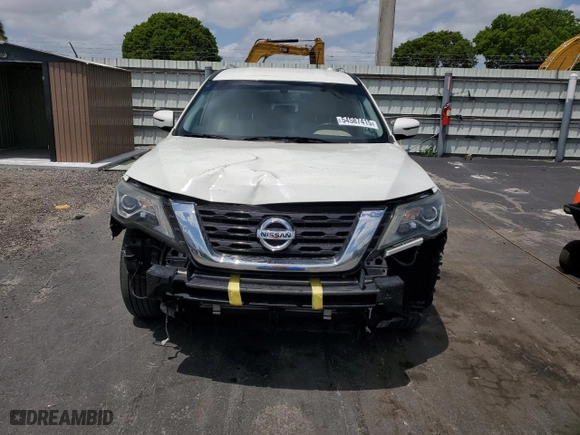 2017 Nissan Pathfinder SV with VIN 5N1DR2MN5HC633379, listed as a Copart auction lot 54587415 with 96,826 mi miles and Salvage Title. Bid and sale history available at carsss.com. Image 5.