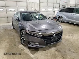 2018 Honda Accord Sedan Sport 1.5T with VIN 1HGCV1F32JA252884, listed as a Copart auction lot 47956445 with 48,385 mi miles and Salvage Title. Bid and sale history available at carsss.com. Image 11.