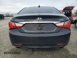 2012 Hyundai Sonata Limited with VIN 5NPEC4AB7CH411987, listed as a Copart auction lot 47924155 with 163,430 mi miles and Salvage Title. Bid and sale history available at carsss.com. Image 6.