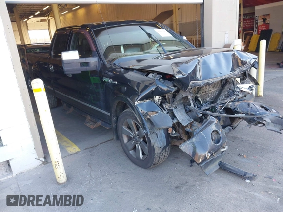 2009 Ford F-150 XL with VIN 1FTPW14V89FB12810, listed as a IAAI auction lot 41558298 with 182,193 mi miles. Bid and sale history available at carsss.com. Image 1.