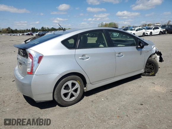 2012 Toyota Prius One with VIN JTDKN3DU6C5418062, listed as a Copart auction lot 52368475 with 115,020 mi miles and Salvage Title. Bid and sale history available at carsss.com. Image 3.