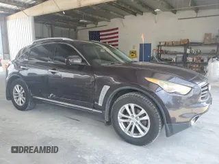 2012 Infiniti FX with VIN JN8AS1MW0CM151991, listed as a Copart auction lot 62038085 with 233,504 mi miles and Salvage title. Bid and sale history available at DreamBid. Image 4.