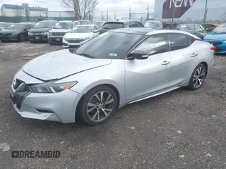 2017 Nissan Maxima SV with VIN 1N4AA6AP9HC406195, listed as a IAAI auction lot 41747116 with 97,213 mi miles. Bid and sale history available at carsss.com. Image 2.