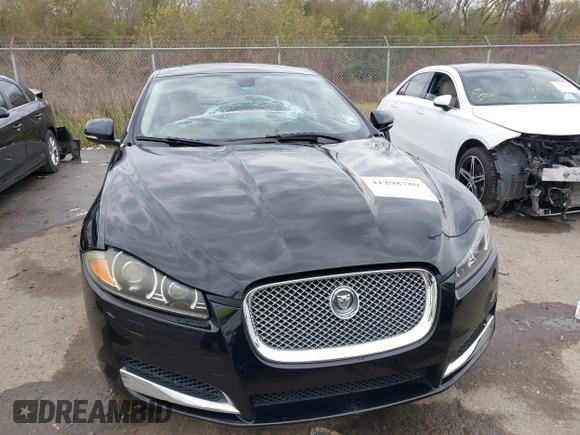 2013 Jaguar XF I4 RWD with VIN SAJWA0ES3DPS74714, listed as a IAAI auction lot 41298780 with 130,359 mi miles. Bid and sale history available at carsss.com. Image 12.
