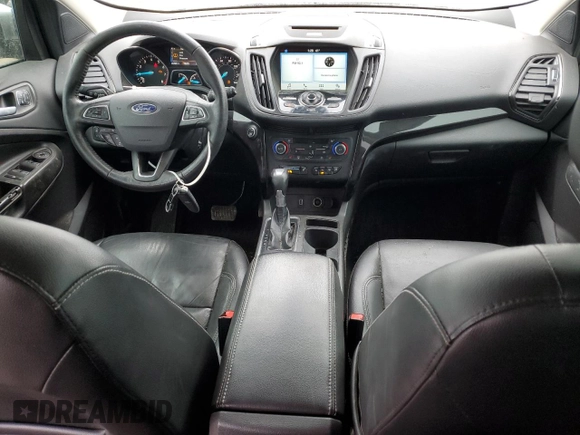 2017 Ford Escape Titanium with VIN 1FMCU9J9XHUD18954, listed as a Copart auction lot 46787245 with 222,986 mi miles and Clean Title. Bid and sale history available at carsss.com. Image 8.