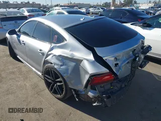 2016 Audi A7 3.0 Premium Plus with VIN WAUWGAFC8GN012047, listed as a IAAI auction lot 41012423 with 77,778 mi miles. Bid and sale history available at carsss.com. Image 3.