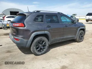 2017 Jeep Cherokee Trailhawk with VIN 1C4PJMBS0HW589626, listed as a Copart auction lot 53981435 with 105,318 mi miles and Salvage title. Bid and sale history available at DreamBid. Image 3.