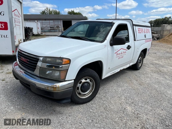 2007 GMC Canyon SL with VIN 1GTCS149778135851, listed as a Copart auction lot 85156264 with 189,390 mi miles and Clean Title. Bid and sale history available at carsss.com. Image 2.