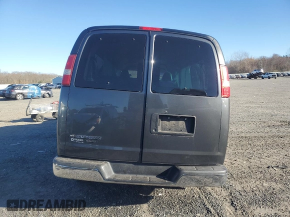 2016 Chevrolet Express Passenger LT with VIN 1GAZGPFF4G1243590, listed as a Copart auction lot 80019254 with Not provided miles and Salvage title. Bid and sale history available at DreamBid. Image 6.