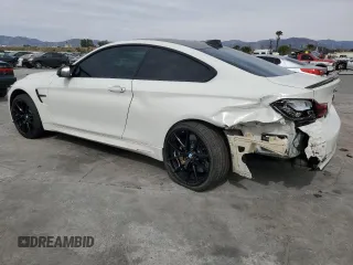 2019 BMW M4 CS with VIN WBS3S7C55KAC09752, listed as a Copart auction lot 46667005 with 75,585 mi miles and Salvage Title. Bid and sale history available at carsss.com. Image 2.