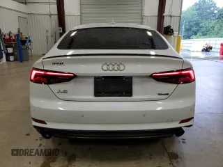 2019 Audi A5 Sportback Prestige with VIN WAUFNCF5XKA032125, listed as a Copart auction lot 55972453 with 55,163 mi miles. Bid and sale history available at carsss.com. Image 6.