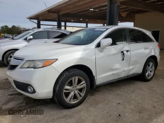 2014 Acura RDX Tech Pkg with VIN 5J8TB3H53EL002695, listed as a Copart auction lot 46033125 with 186,300 mi miles and Salvage Title. Bid and sale history available at carsss.com. Image 1.