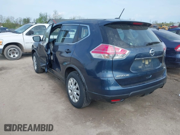 2016 Nissan Rogue S with VIN JN8AT2MV4GW149536, listed as a IAAI auction lot 42145872 with 102,388 mi miles. Bid and sale history available at carsss.com. Image 3.