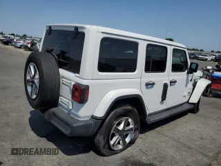 2018 Jeep Wrangler Unlimited Sahara с VIN 1C4HJXEG5JW303515, выставлен на аукционе Copart как лот 59985005 с пробегом 58 628 миль миль и Списание • Salvage title. История ставок и продаж доступна на DreamBid. Изображение 3.