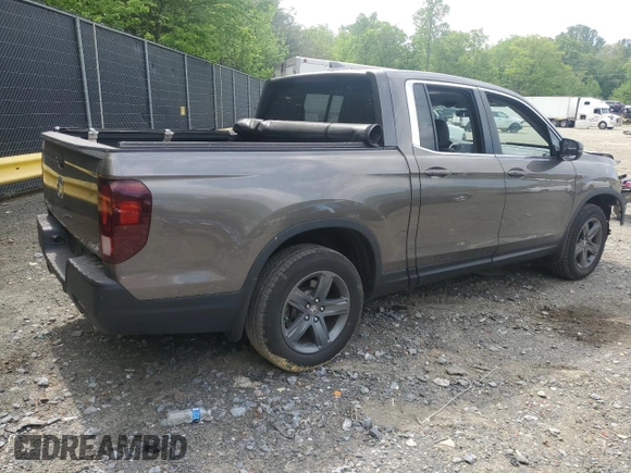 2021 Honda Ridgeline RTL z VIN 5FPYK3F52MB016006, wystawiony jako Copart lot #54635035 z przebiegiem 94 250 mil mil oraz Szkoda całkowita • Salvage title. Historia ofert i sprzedaży dostępna na DreamBid. Obrazek 3.