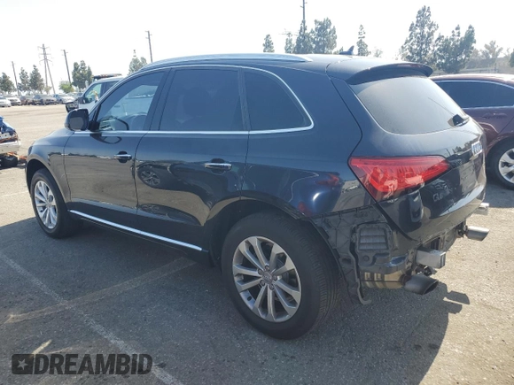 2015 Audi Q5 Premium Plus with VIN WA1LFAFP7FA109705, listed as a Copart auction lot 61877535 with 77,939 mi miles and Salvage title. Bid and sale history available at DreamBid. Image 2.