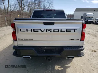 2021 Chevrolet Silverado 1500 Custom Trail Boss with VIN 3GCPYCEF8MG127960, listed as a Copart auction lot 49703345 with 30,157 mi miles and Salvage Title. Bid and sale history available at DreamBid. Image 6.