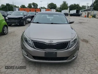 2015 Kia Optima EX with VIN 5XXGN4A75FG455808, listed as a Copart auction lot 60848114 with 130,643 mi miles and Salvage Title. Bid and sale history available at carsss.com. Image 5.