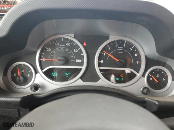 2010 Jeep Wrangler Mountain with VIN 1J4AA2D17AL145255, listed as a Copart auction lot 50129645 with 82,003 mi miles and Clean Title. Bid and sale history available at carsss.com. Image 9.