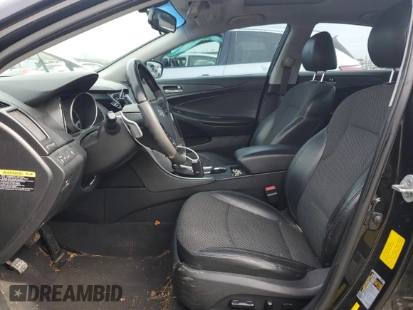 2012 Hyundai Sonata Limited with VIN 5NPEC4AB7CH411987, listed as a Copart auction lot 47924155 with 163,430 mi miles and Salvage Title. Bid and sale history available at carsss.com. Image 7.