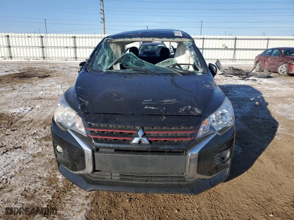 2022 Mitsubishi Mirage G4 ES with VIN ML32FUFJ2NHF07091, listed as a Copart auction lot 46299345 with 0 mi miles and Salvage Title. Bid and sale history available at carsss.com. Image 5.