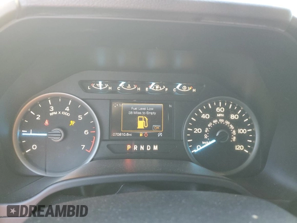 2019 Ford F-150 XL with VIN 1FTEW1E48KFA78516, listed as a Copart auction lot 65382775 with 70,810 mi miles and Salvage title. Bid and sale history available at DreamBid. Image 9.