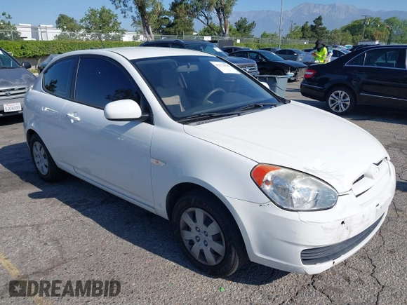 2010 Hyundai Accent GS with VIN KMHCM3AC4AU171593, listed as a IAAI auction lot 42373925 with 107,913 mi miles and . Bid and sale history available at DreamBid. Image 1.
