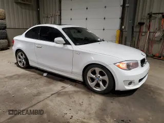 2012 BMW 1 Series 128i with VIN WBAUP9C58CVL91704, listed as a Copart auction lot 51833175 with 88,129 mi miles and Clean title. Bid and sale history available at DreamBid. Image 4.