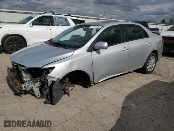 2009 Toyota Corolla with VIN 1NXBU40E79Z094251, listed as a Copart auction lot 53508045 with 0 mi miles and Salvage Title. Bid and sale history available at carsss.com. Image 1.