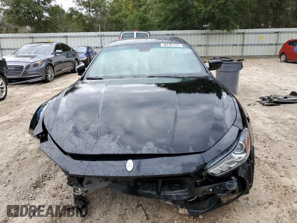2015 Maserati Ghibli S Q4 with VIN ZAM57RTA8F1144369, listed as a Copart auction lot 77810033 with 82,749 mi miles. Bid and sale history available at carsss.com. Image 5.