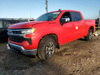 2024 Chevrolet Silverado 1500 LT with VIN 1GCPACEK3RZ331378, listed as a Copart auction lot 77314304 with Not Provided miles and Non Repairable. Bid and sale history available at DreamBid. Image 1.
